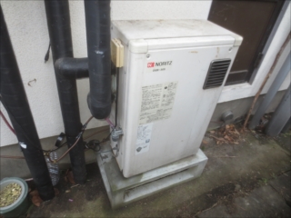 石油給湯器設置前
