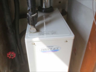 石油ふろ給湯機設置前